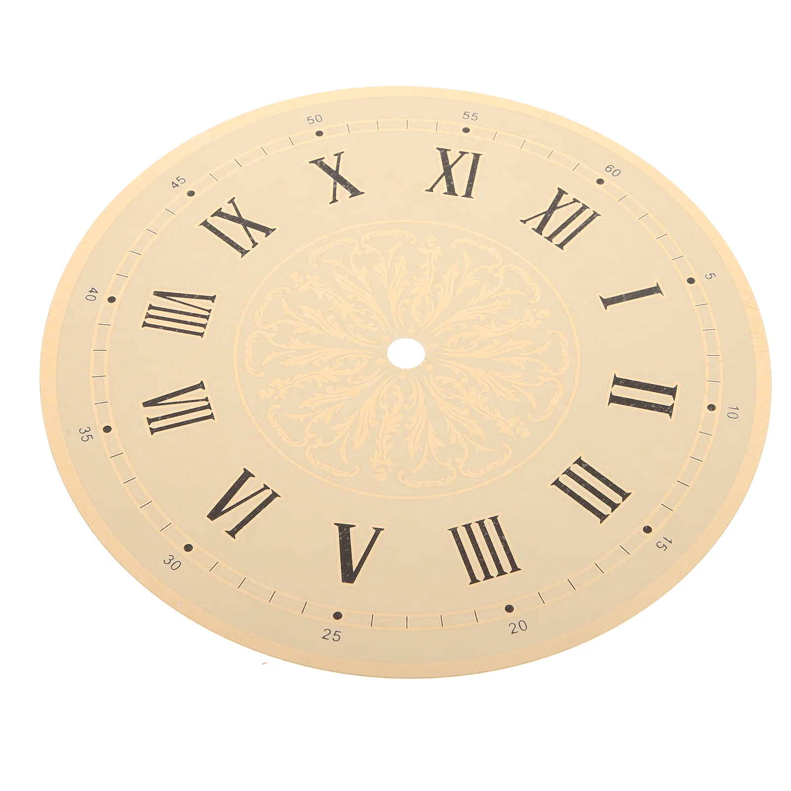 Quartz Aluminum Clock Dial Round Wall Replacement Movement Parts Diy Clock Accessories Practical Digital Number Board Part