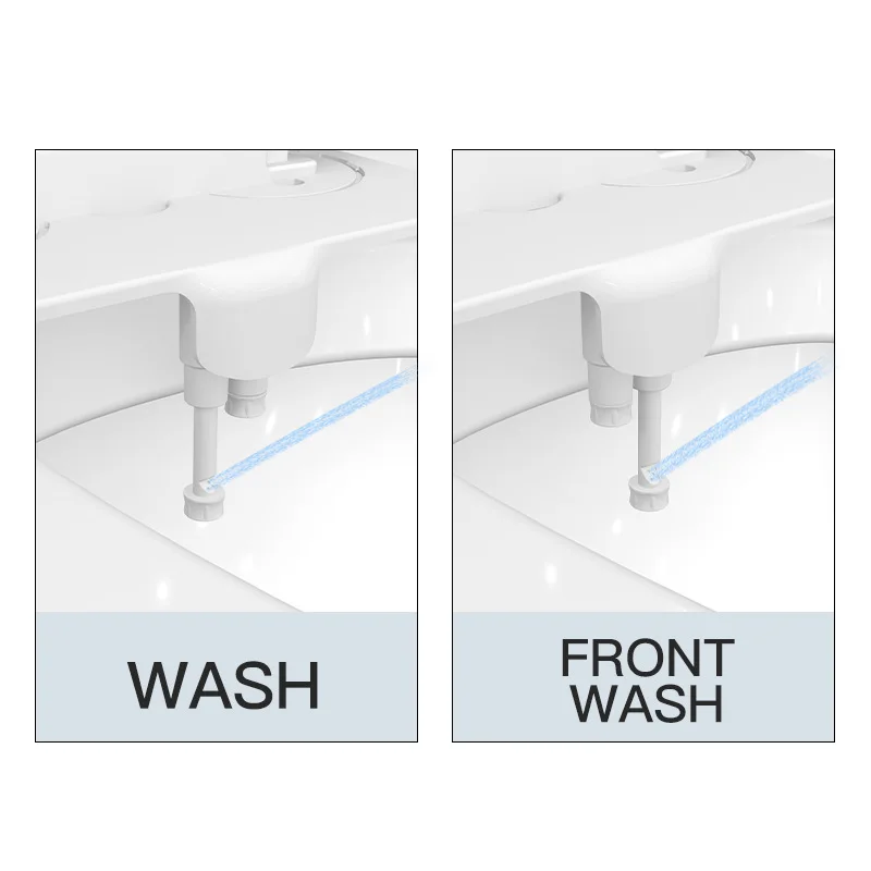Description Picture 6 of itemNon Electric Cleaning Device Intelligent Toilet Lid Flushing Device Women's Washing Device Dual Nozzle Toilet Seat