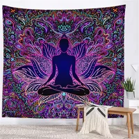 Chakra Eyes Lotus Yoga Meditation Wall Hanging Buddha Spiritual Bohemian Tapestry Tapestries Decoration Aesthetic Banner - Image 4