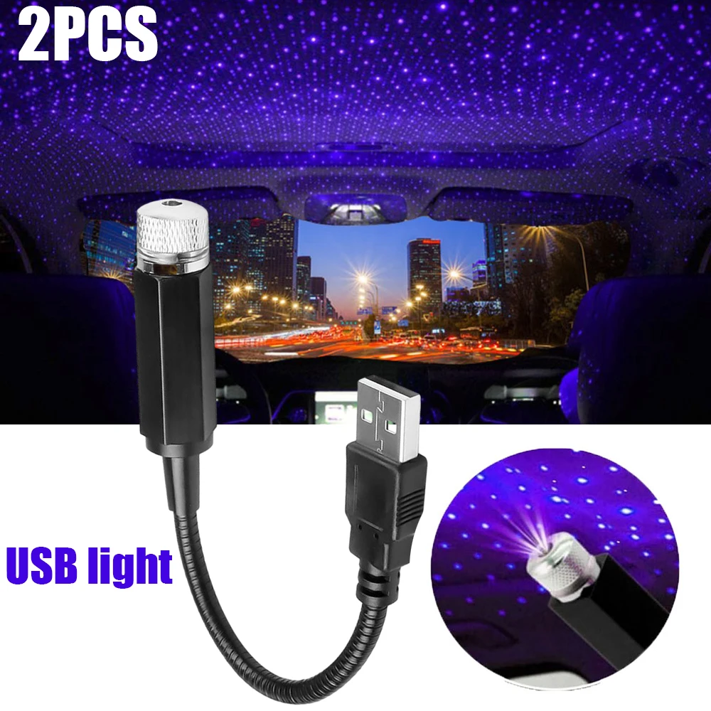 

Mini LED Car Roof Star Night Light 5V Powered Galaxy Star USB lamp Decorative Light for Car Auto Roof Home Room Ceiling Decor