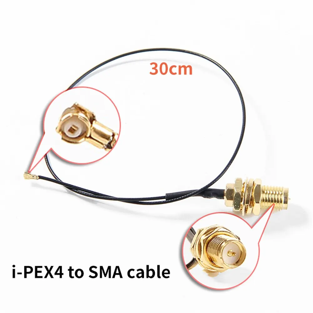 FENVI 2PcsX10Dbi ׳ Ʈ AX210 NGFF WiFi ī 2.4/5GHz   M.2 MHF4 Ȯ ̺ Wi-Fi RP-SMA AX210/AX200NGW
