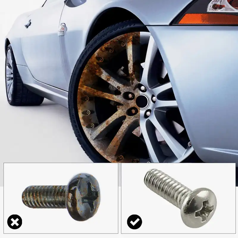 Rust Remover Spray 100ml for Car Metal Components Automotive Wheel Rim Metal Wash Cleaning Parts Maintenance