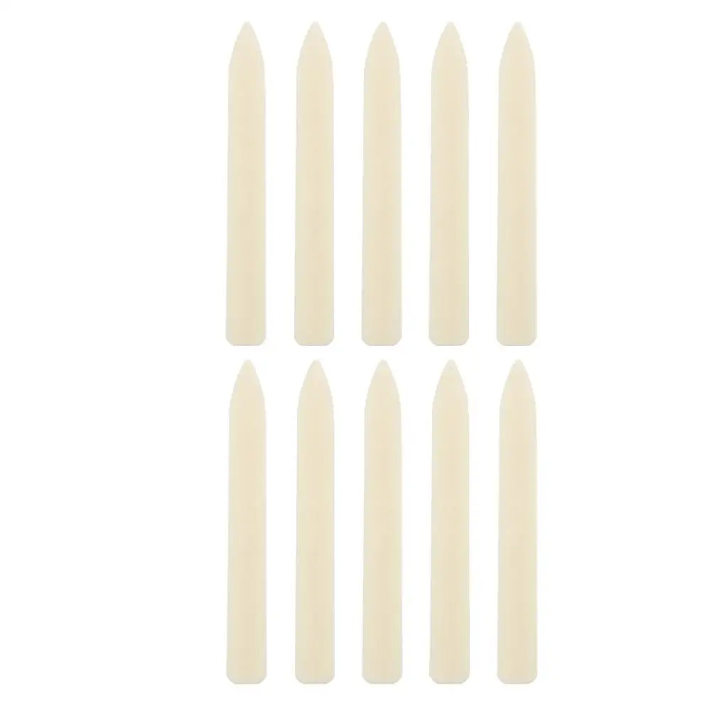 10 Pcs Creased Knife Folding Tool Bone Folder Document Book Binding Kits Note Tools Beige Duck Call Reeds