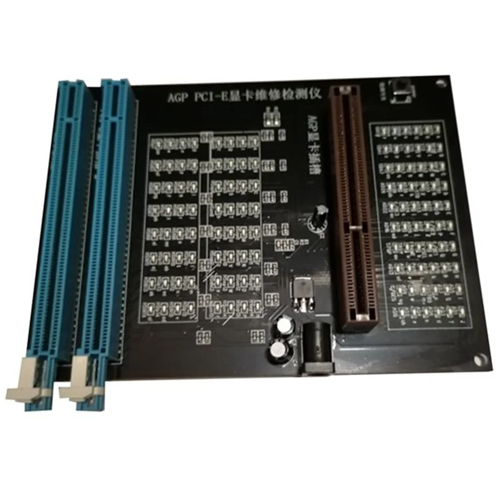

Тестер видеокарты AGP PCI-E X16, тестер двойного назначения для диагностики видеокарты