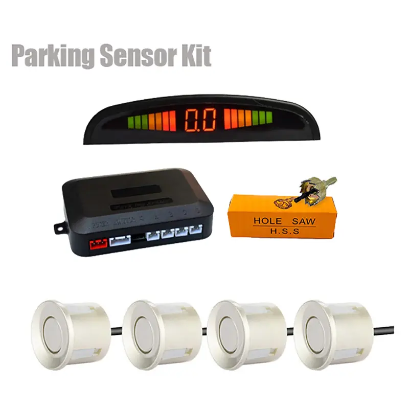 Car LED Parking Sensor Kit with 4 Radar Accurate Digital Display of Obstacle Distance Alarm Parktronic Kit Suitable For Most Car - Image 12