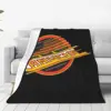 Vancouver Hockey - Retro Canucks Skate Blanket Fleece Warm Sofa Throw Blankets For Couch Bedding Office Throws Bedspread Quilt 1