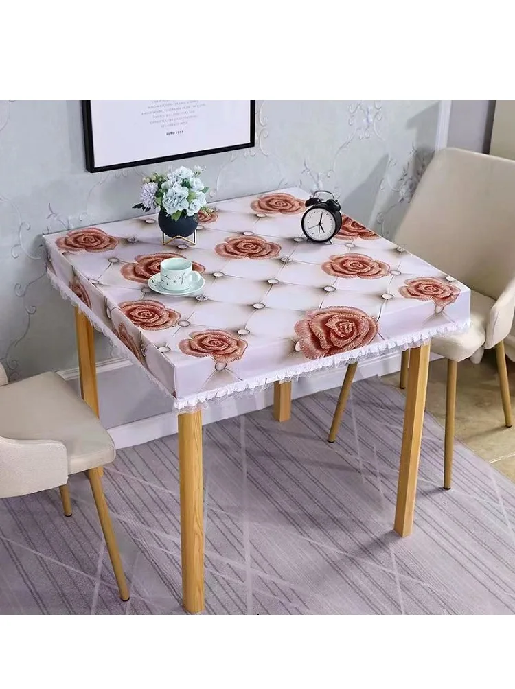 NoEnName_Null скатертина водостійка coffe table mantel redondo verde butterbear Mainland China PVC 2