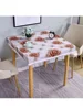 NoEnName_Null скатертина водостійка coffe table mantel redondo verde butterbear Mainland China PVC 2