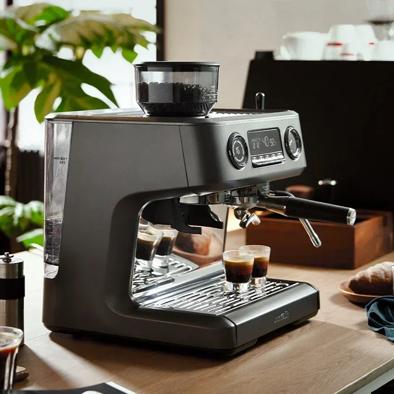 Barsetto V1 Espresso Machine with Built-in Grinder Milk Frother 20Bar Pressure Professional Espresso Commercial Coffee Machine