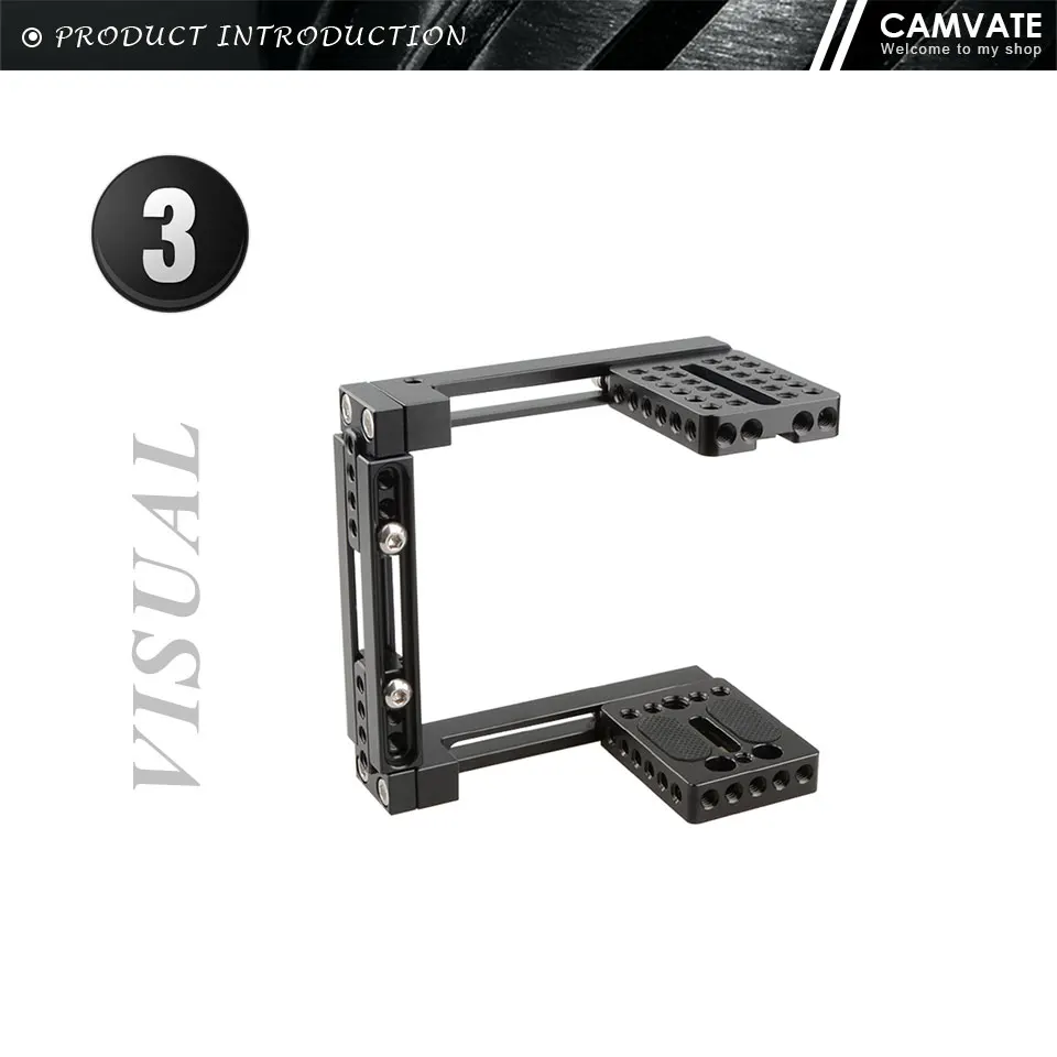 Camera Cage Rig For Canon 60D/70D/80D/5D MarkII 5D MarkIII/5DS/5DSR/Nikon D3200/