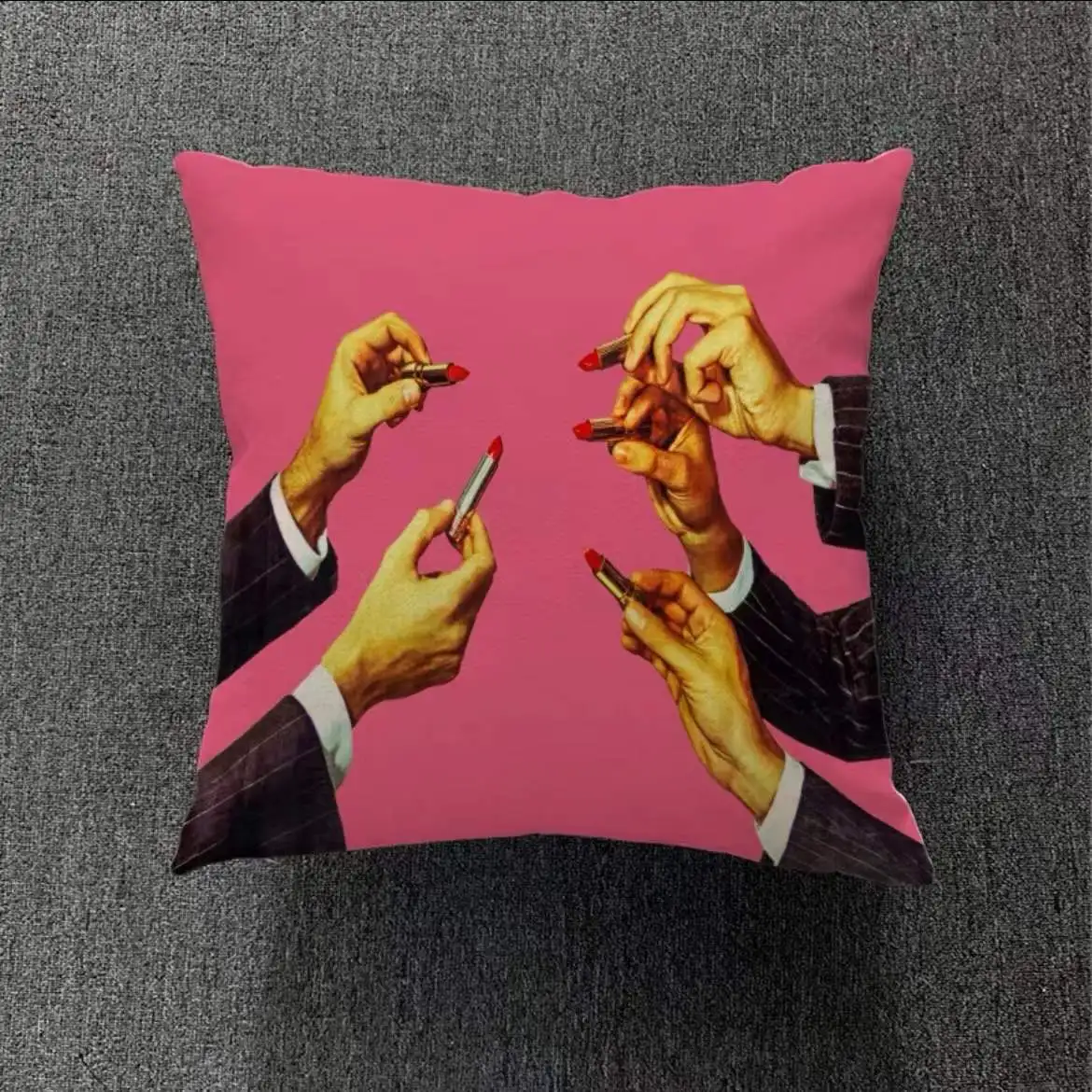 

Cojines Cushion Cover Home Decoration Maison Genshin Impact Coussin Simple Square Throw Pillows Linen Canapé для сексa Two Sided