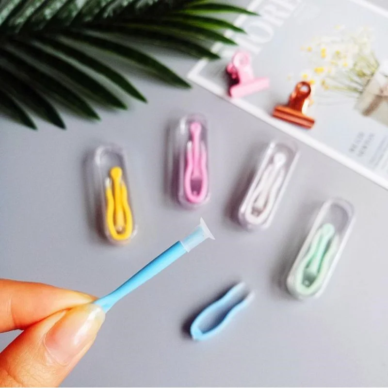 1 Set Contact Lenses Tweezers Contact Remover Lens Inserter Suction Stick Eyes Wearing Tools Colorful Lens Accessories