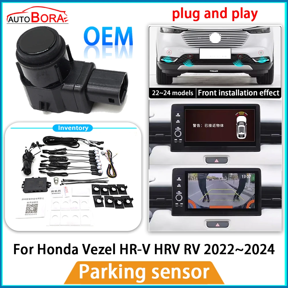 

Original OEM Parking Sensor Assistance Backup Radar Buzzer System Rear Front Bumper for Honda Vezel HR-V HRV RV 2022 2023 2024