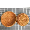 Round Natural Fruit Baskets Food Storage Bowl Decorative Rattan Wicker Serving Basket For Dessert Snacks Bread Baskets 22/25cm 1