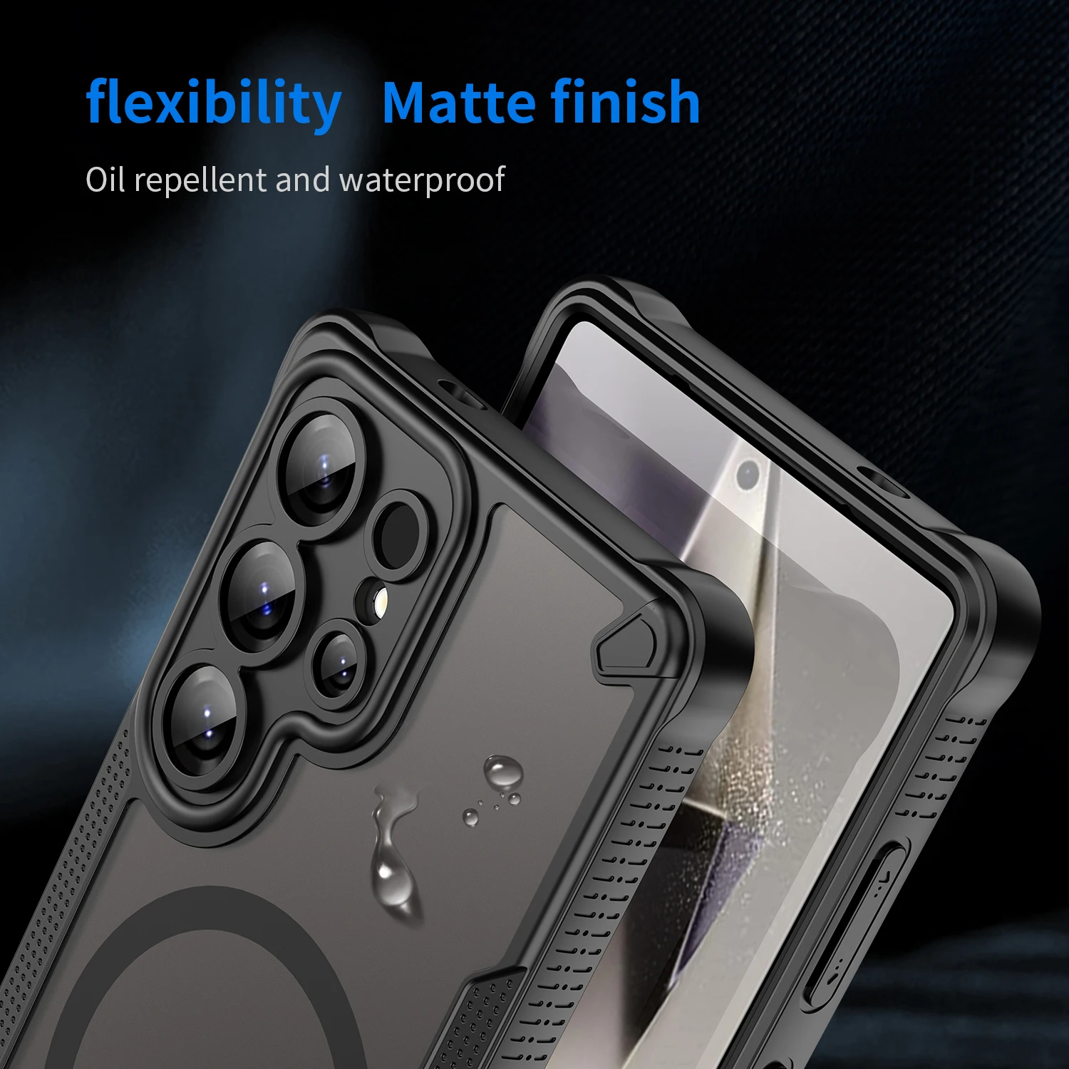 Translucent Matte Armor Skin-Friendly Phone Case