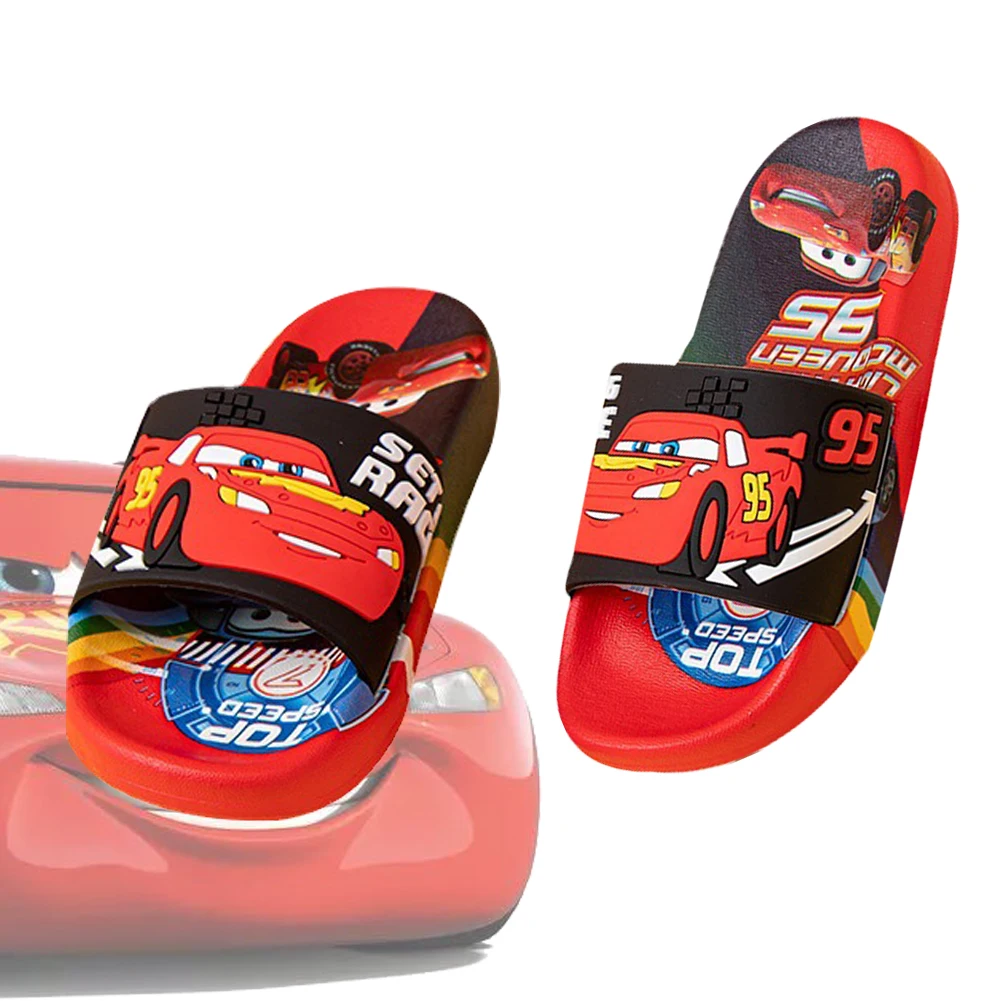 Summer Children Sandals Kids Cars Cartoon Toddler Boys Soft Sole Shoes Anti-Slip Slippers Wearable in all seasons Sandals children sandals
