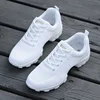 Dance Shoes Man Ladies Modern Soft Outsole Jazz Sneakers Leather Mesh Breathable Lightweight Female Dancing Fitness Shoes Sport 4