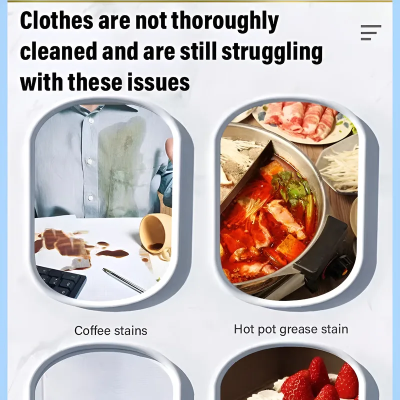 Remove oil strong oil cleaning agent to remove stains clothes clean clothes stains Powerful cleaning stubborn