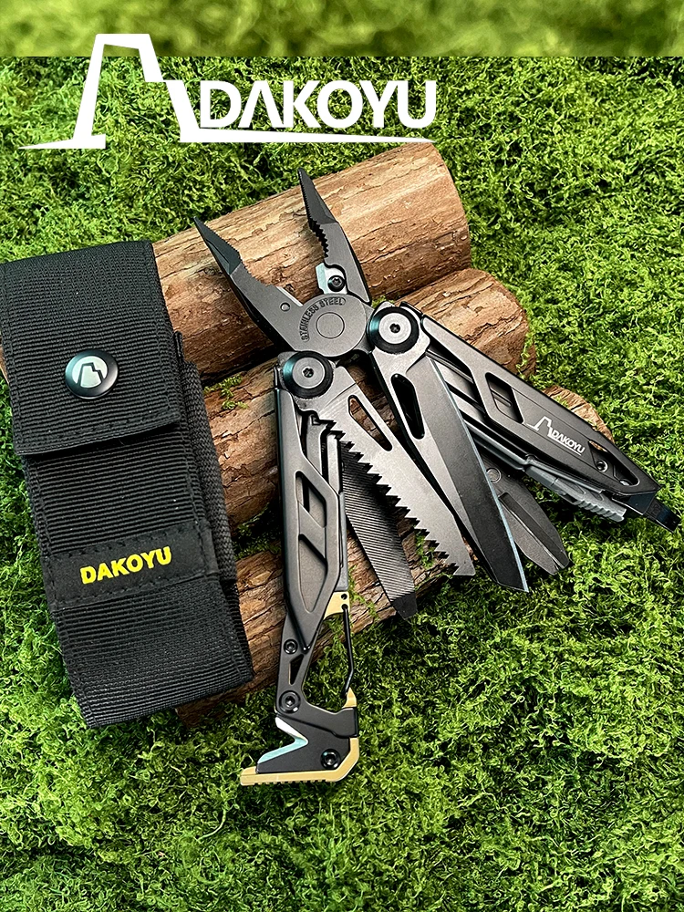 DAKOYU DKReborn 골든 해머 다기능 펜치 야외 비상 EDC 도구 캠핑 장비 도구