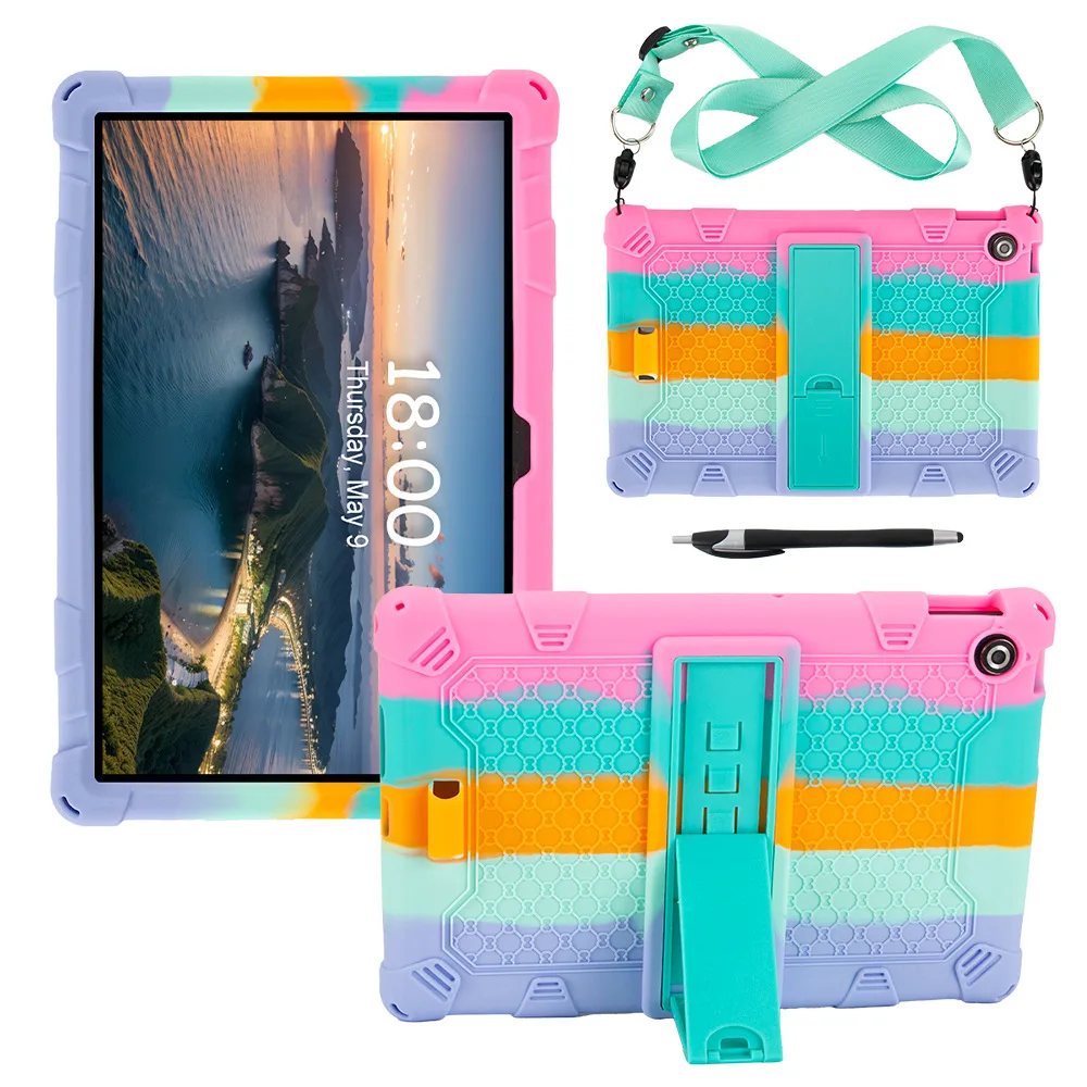 Lenovo Tab 10.1 Thickened Anti-Drop Silicone Stand Tablet Cover