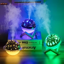 

Starry Sky Projection Lamp Air Humidifier Aromatherapy Diffuser for Kid Room Holiday Gift USB Ultrasonic Aroma Humidificador