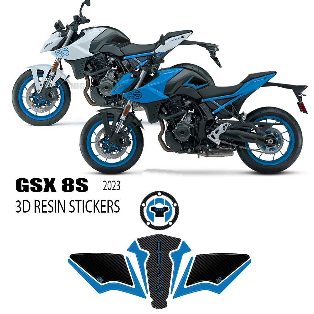 

Gsx 8s Наклейка для мотоцикла, детали, 3D эпоксидная смола, наклейка, защитные наклейки для SUZUKI GSX-8S GSX8S GSX 8S 2023