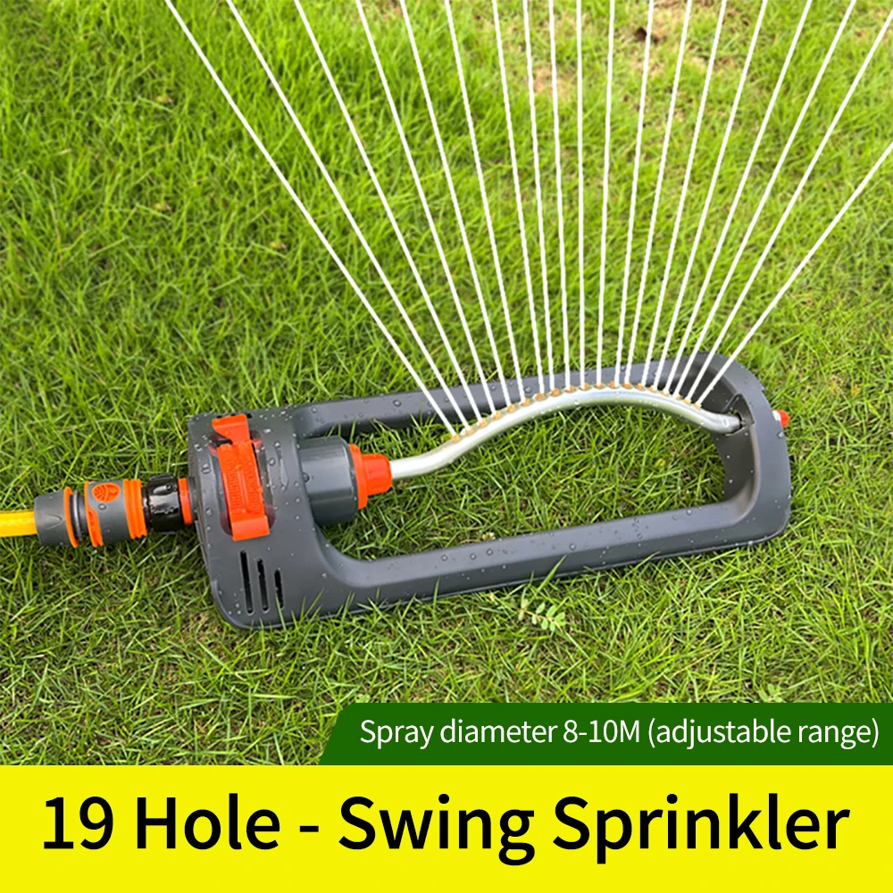 Lawn Sprinkler 4 Modes Water Sprayer 3/4in Connector Aluminum Tube Swing Sprinkler Large Area Coverage Yard Garden Lawn garden sprinkler irrigation sprinklers drip irrigation sprinklers garden irrigation nozzle garden sprayer nozzles