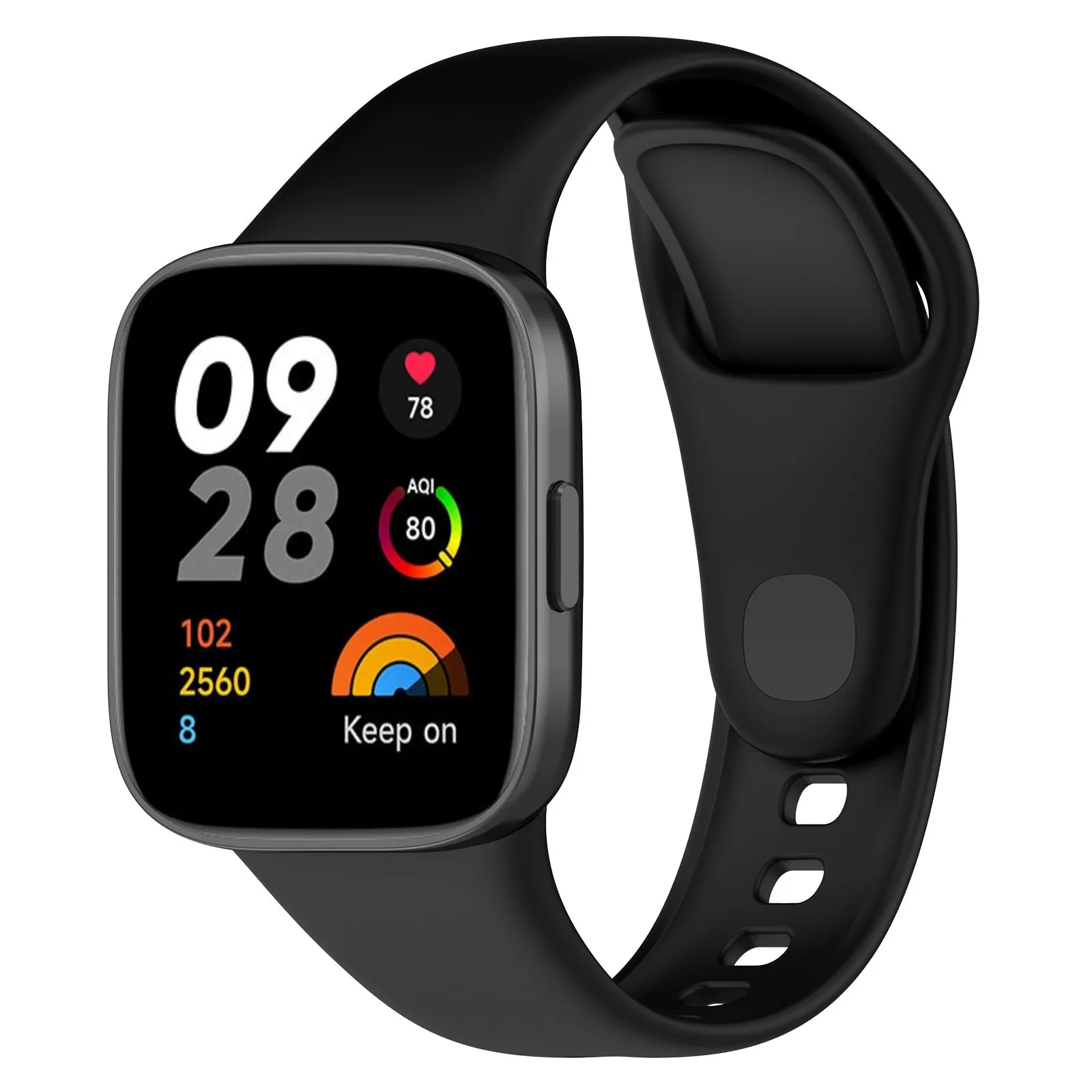 Sport-Silikonarmband für Xiaomi Redmi Watch 3, Zubehör, bequemer Ersatzarmbandgürtel, Correas für Redmi Watch 3 Band – Detail 1