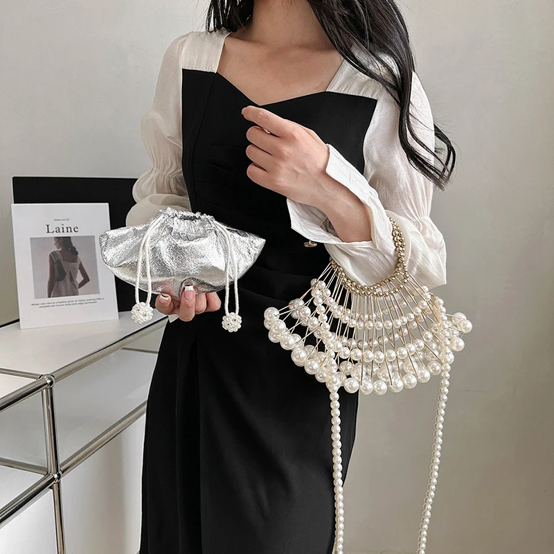 Pochette da deals sera argento