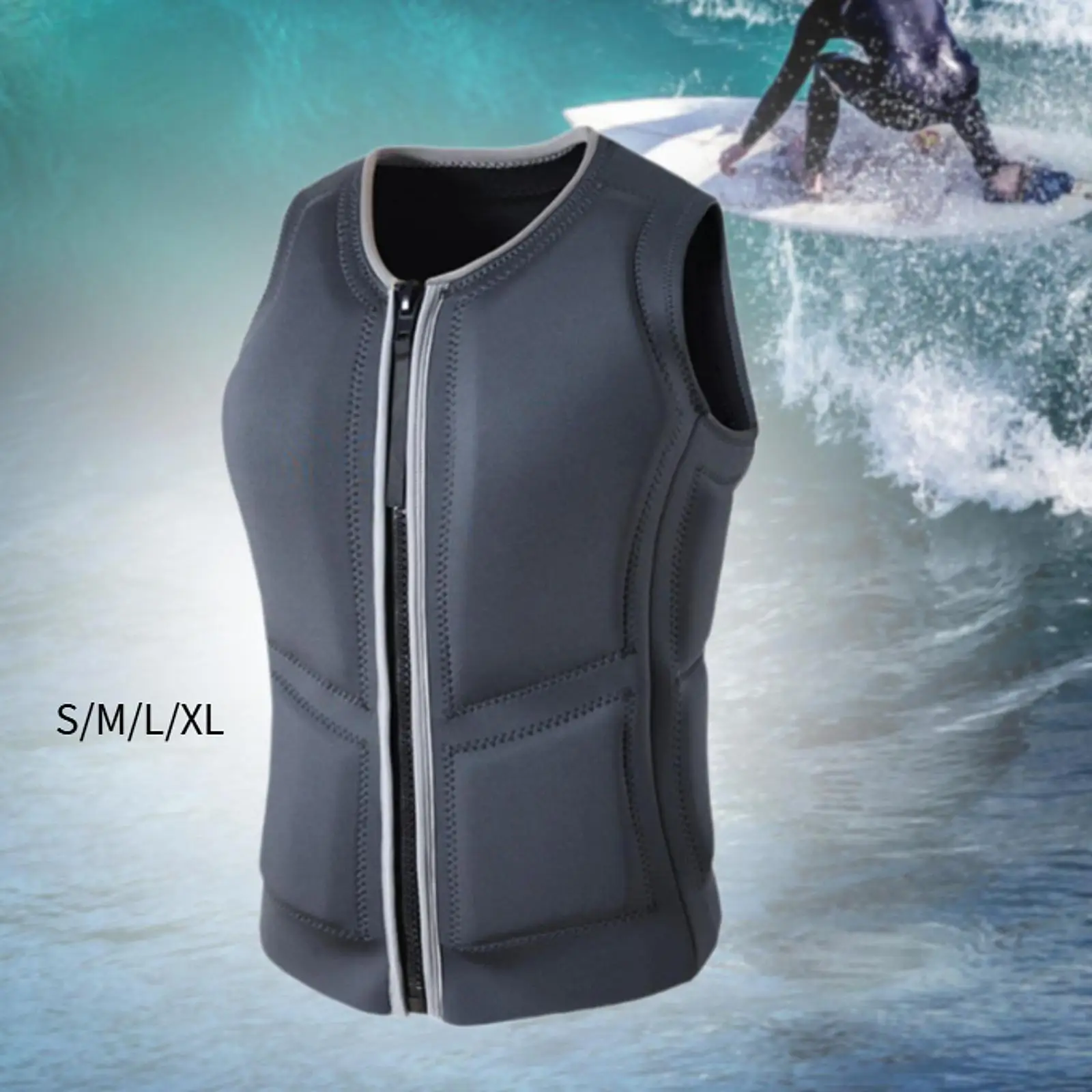 Adult Life Vest Thin Portable Summer Snorkel Vest Life Jacket Zipper Vest for Sailing Kayaking Surfing Drifting Motorboat Adult Life Vest Thin Portable Summer Snorkel Vest Life Jacket Zipper Vest for Sailing Kayaking Surfing Drifting Motorboat
