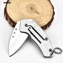 

Mini Zipper Keychain Knife Portable Outdoor Survival Emergency Tool Unboxing Foldable Stainless Steel EDC Key Ring folding knife