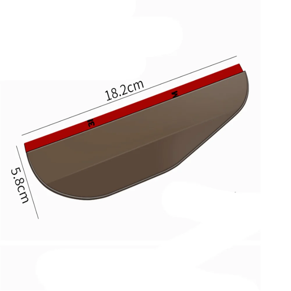 Car rearview mirror rain cover 2pcs For Seat Ibiza 6L 6J Leon FR Altea Renault Megane 3 Logan Scenic 2 Dacia Duster 1
