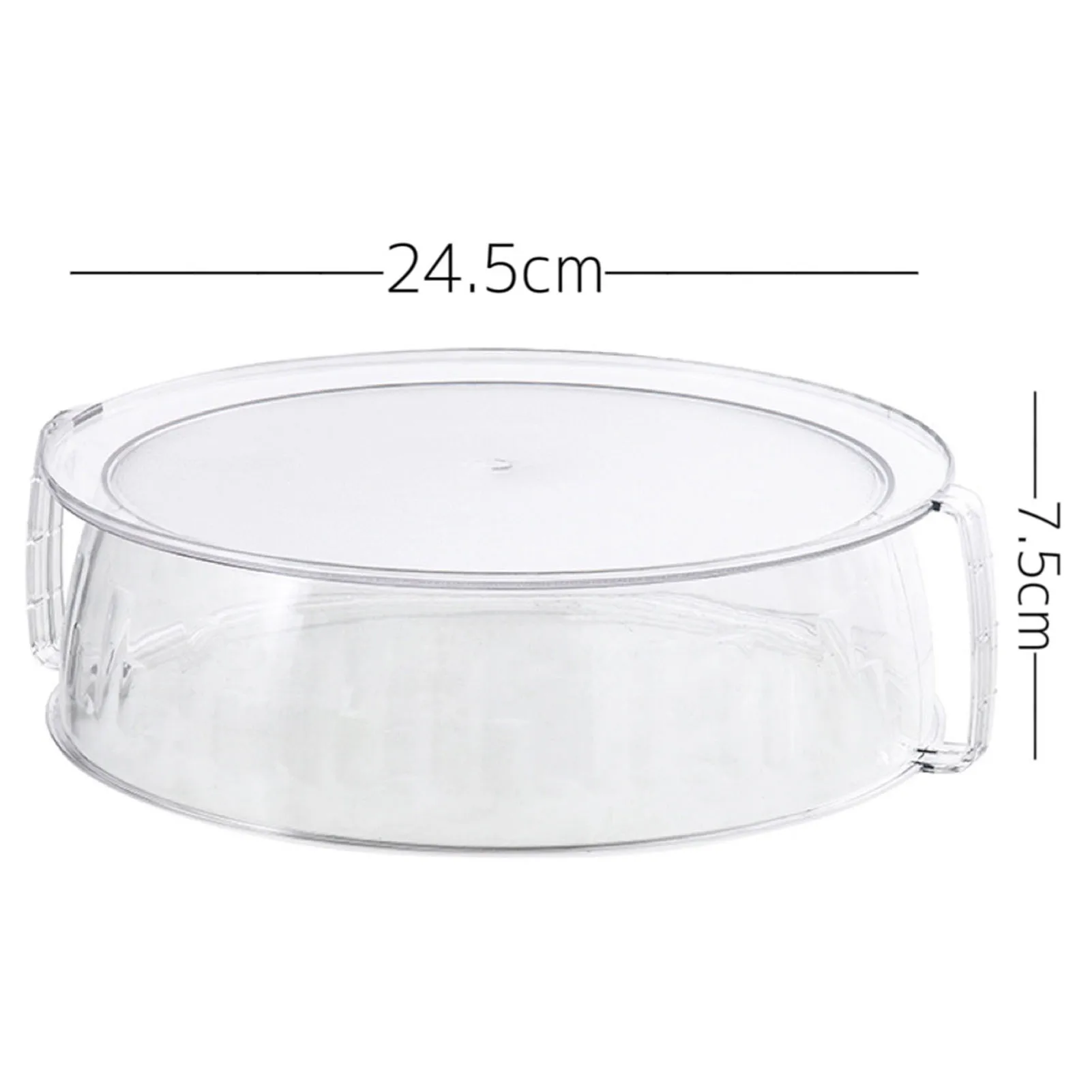 Clear Microwave Splatter Cover Splatter Guard Lid with Handle for Food Dish Microwave Oven