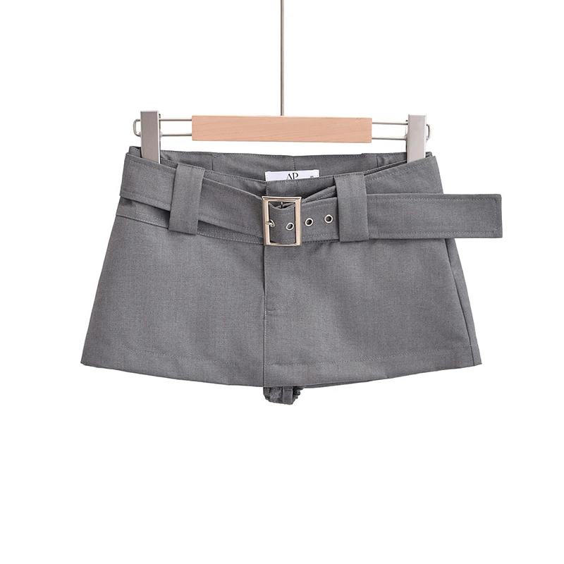 여성을위한 Y2k 의류 미니 스커트 한국 패션 빈티지 블랙 카고 스커트 여성 2024 여름 카고 스커트 벨트 화이트