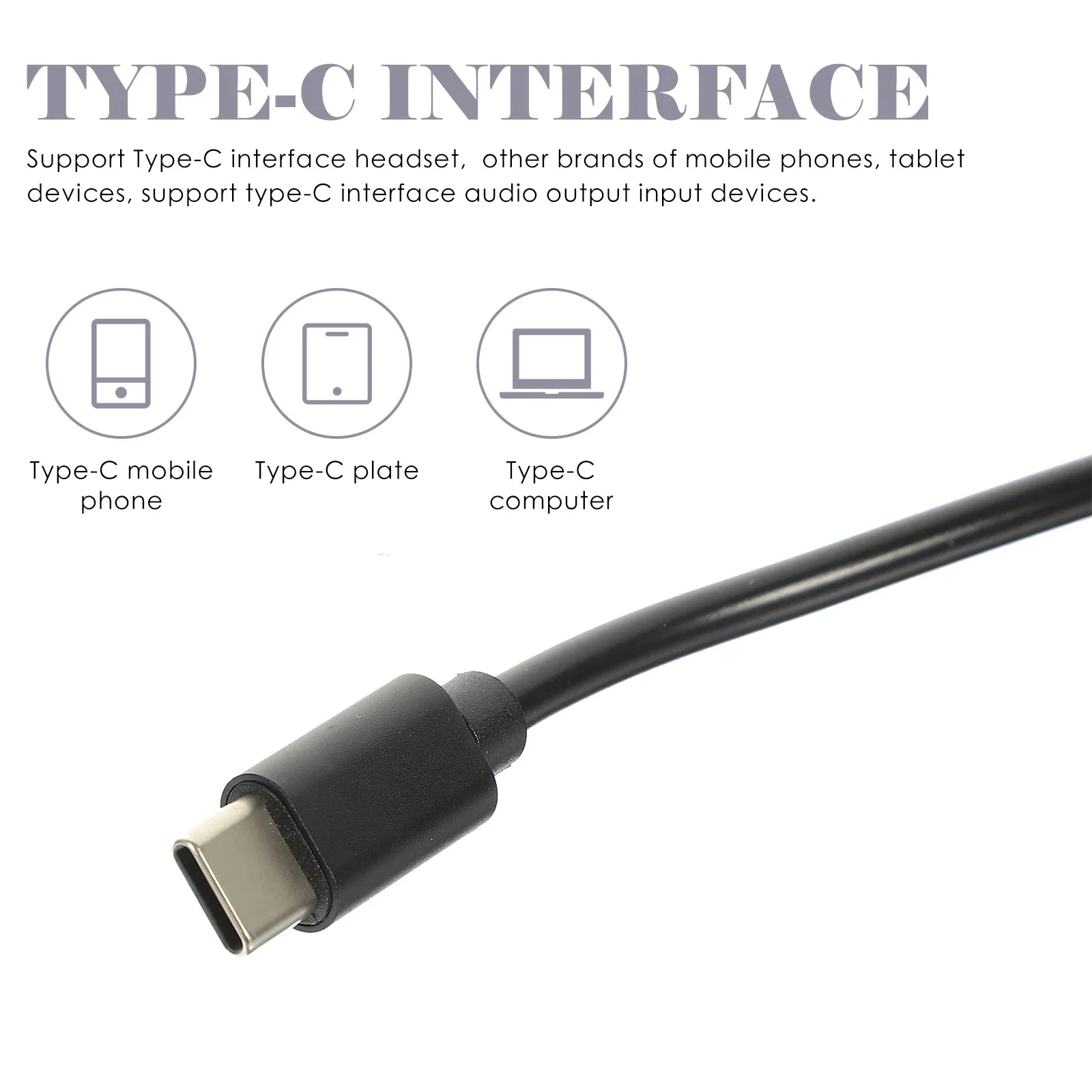 Type-C - Dc 전원 코드 5.5x2.5mm 충전 케이블 노트북 데스크탑 모니터용 경량 휴대용 고속 충전 어댑터 LED 조명