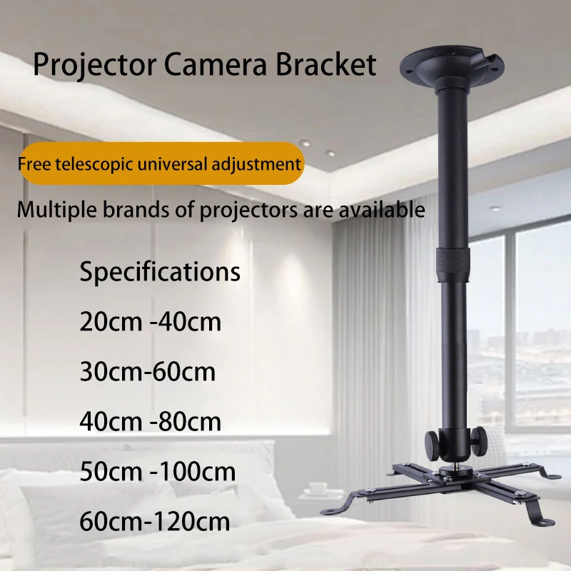 Thinyou 20 Cm 120 Cm Universal-Projektorhalterung Mit Schwenk-/Neigefunktion, Verstellbare Deckenmontage, Wandhalterung, Projektorständer S40Bf2C1329124F7892027C43B0Eeb18Bo