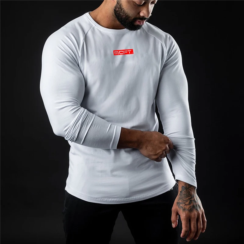 

Spring Men's Long-sleeved New Men's Cotton Loose Lapel Printed T-shirt 5 Colors M-2XL