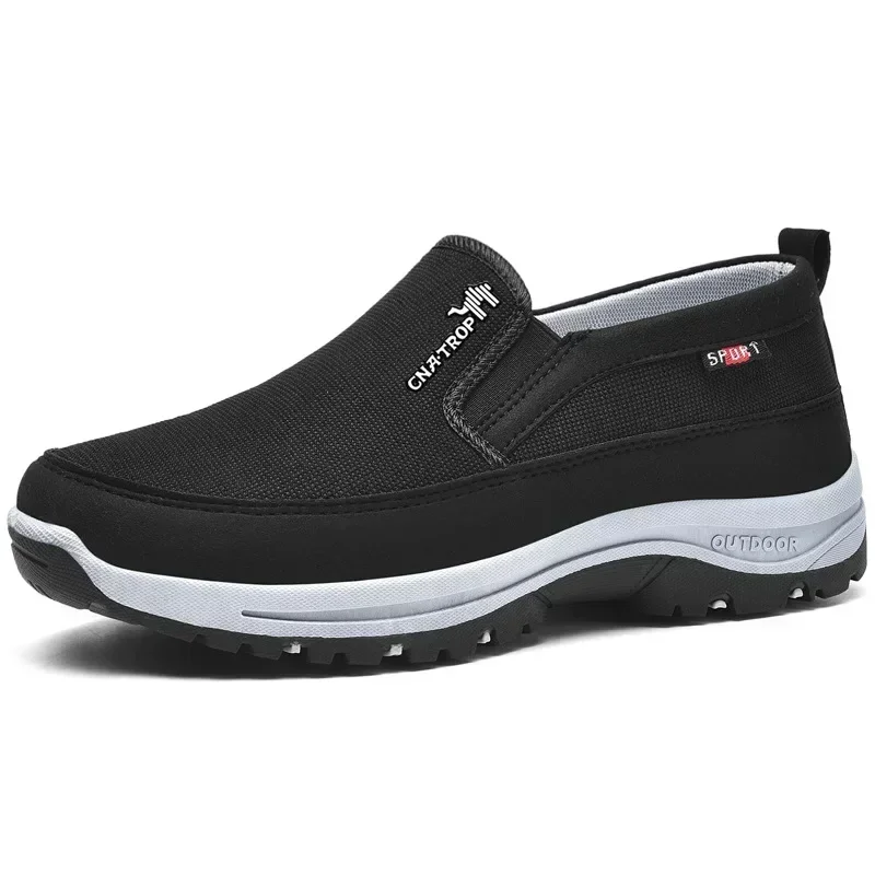 Men's Casual Shoes Classic Loafers Anti-slip Soft Sole Comfortable Men's Leather Sneakers Non-slip Retro Driving Shoes Plus Size 4