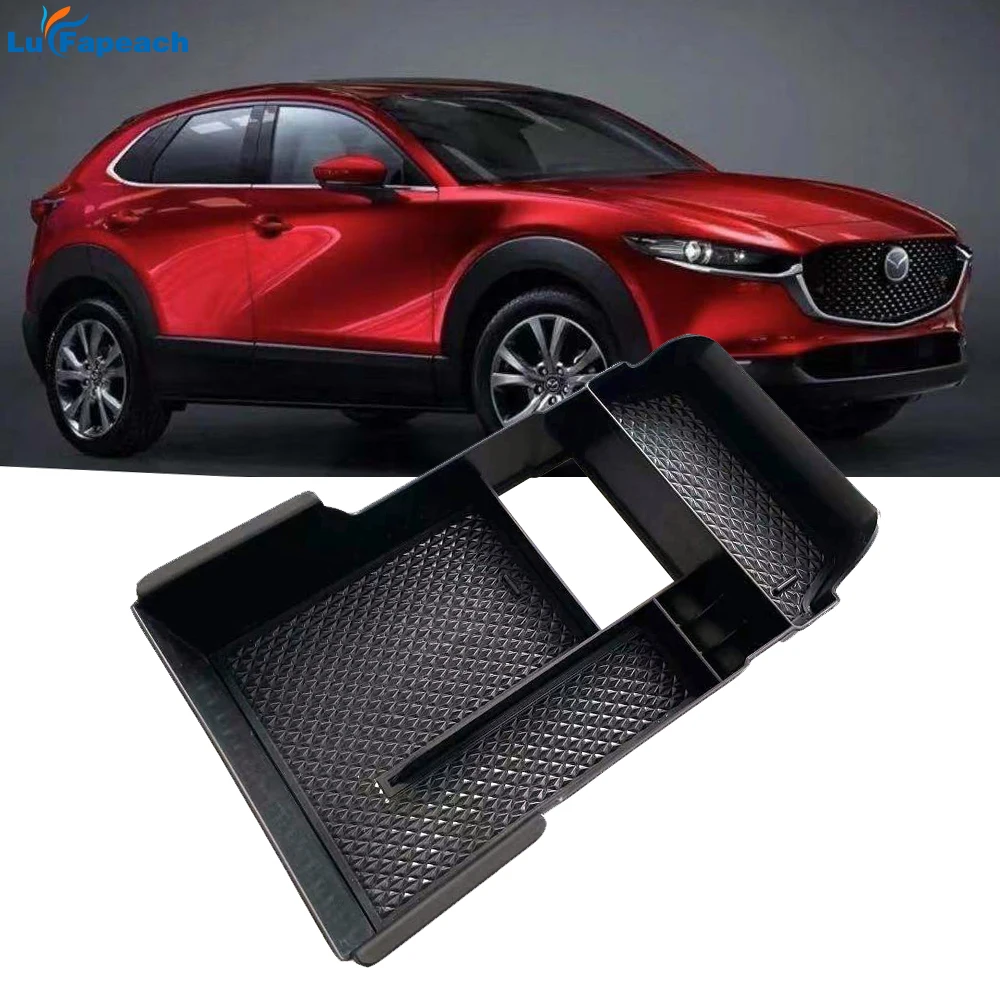 

Центральный подлокотник для Mazda Cx30, центральный подлокотник для хранения, автомобильные аксессуары, интерьер, модифицированный ABS Cx-30 2020 2021, автоматический Органайзер