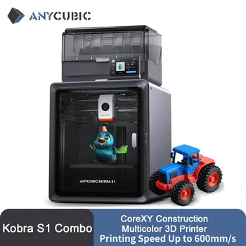 Anycubic Kobra S1 Combo Multi-Color 3D Printer Max Speed 600mm/s Core XY Stable Structure High Precision 3D Printer 1