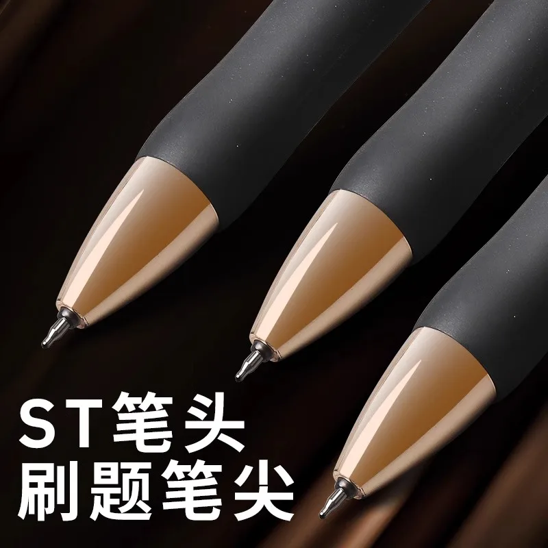 M&G Gel Pen, Black 0.5mm, Fast Drying Ink, st Nib, Soft Grip, Refillable, Suitable for Students and Office Use