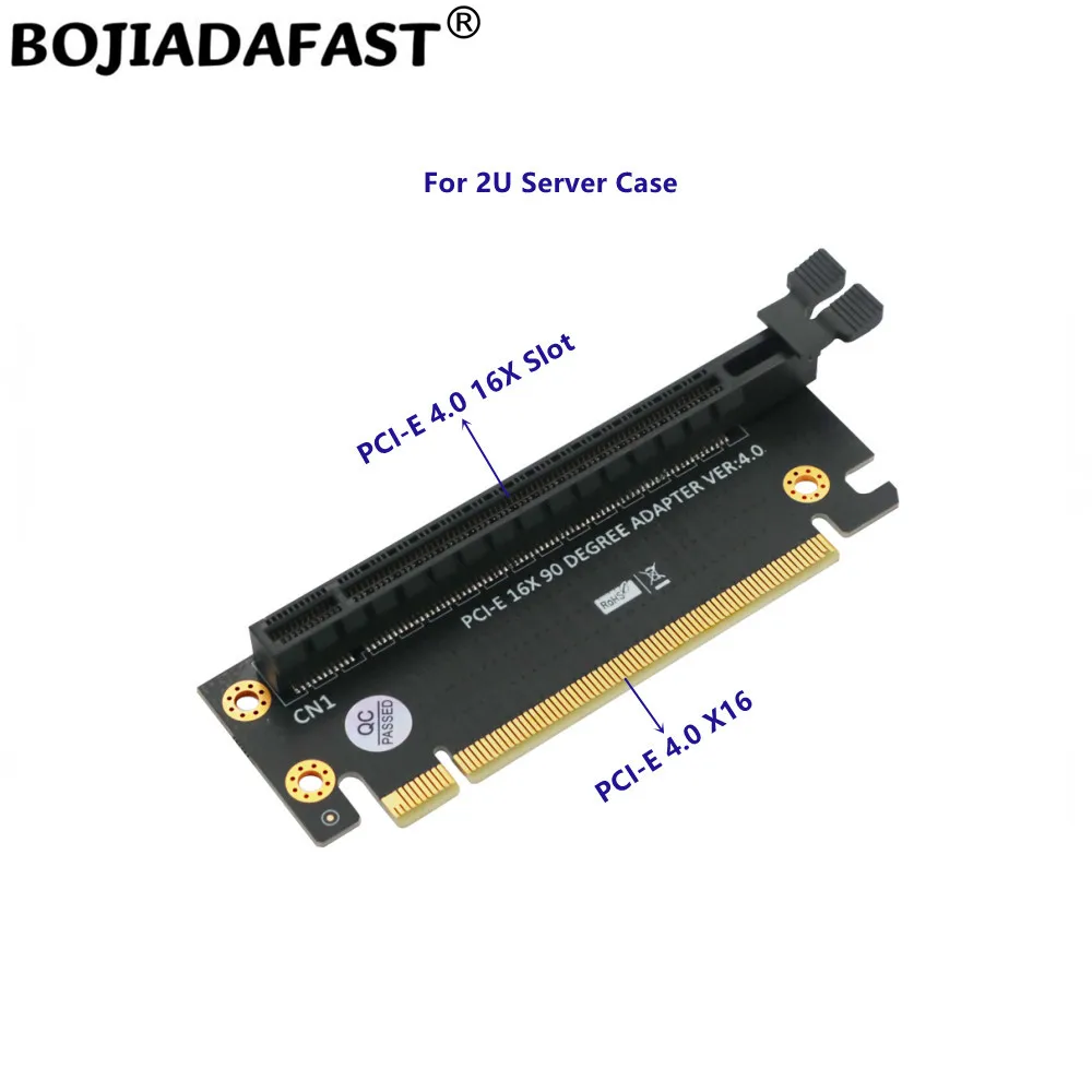

90 градусов PCI Express 16X слот к PCI-E 4,0 X16 адаптер конвертер карты для 2U сервера компьютера