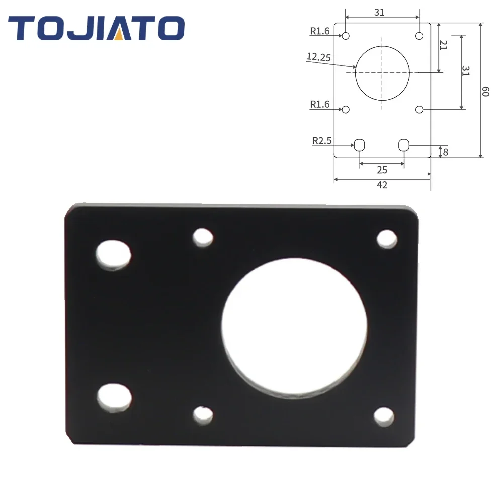 Motor Mounting Plate Anodized Aluminum Stepper Motor Mounting Plate 3D Printer Accessories For - View #6
