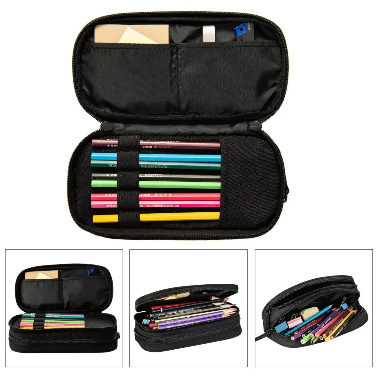 Fashion Knights Of Columbus Logo Pencil Case Pencil Box Pen for Girl Boy Big Capacity Bag School Supplies Zipper Stationery 4