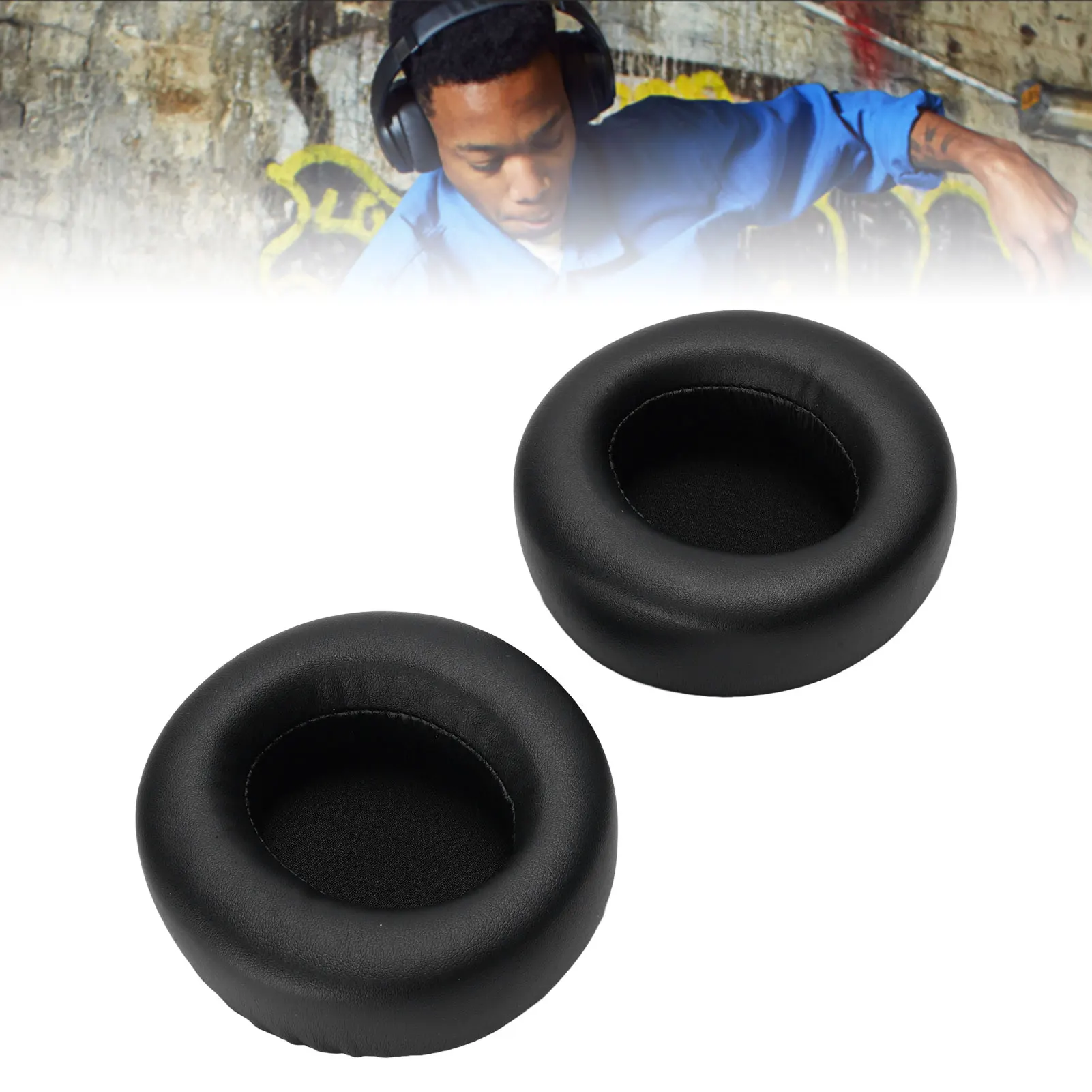 Sponges Ear Cushions Ear Pads for Panasonic RB-M300B RB-M500BE-K Headsets Earcup Improved Listenings Comfortable EarPads