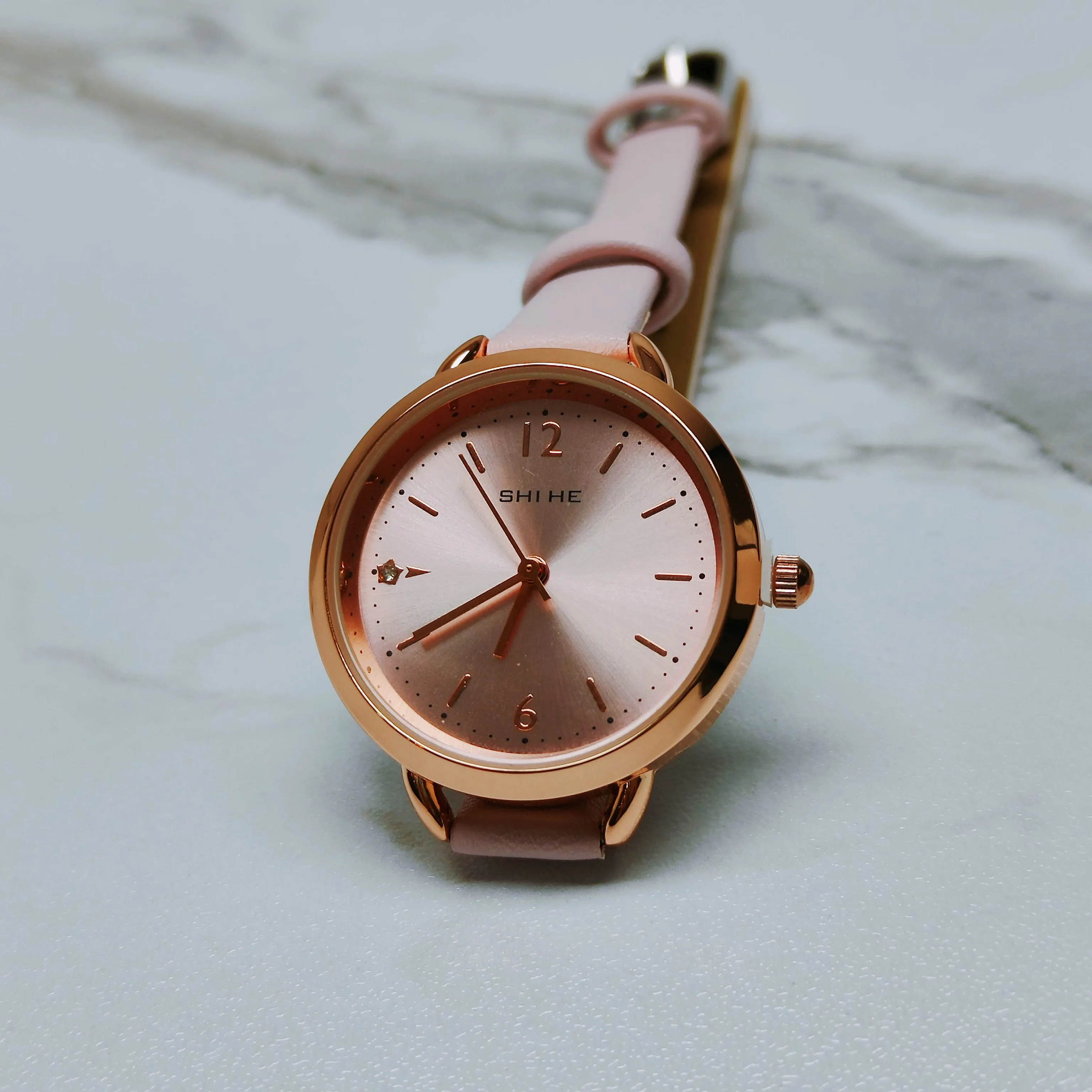 SHI HE Роскошные наручные часы для женщин модные кварцевые часы с ...
