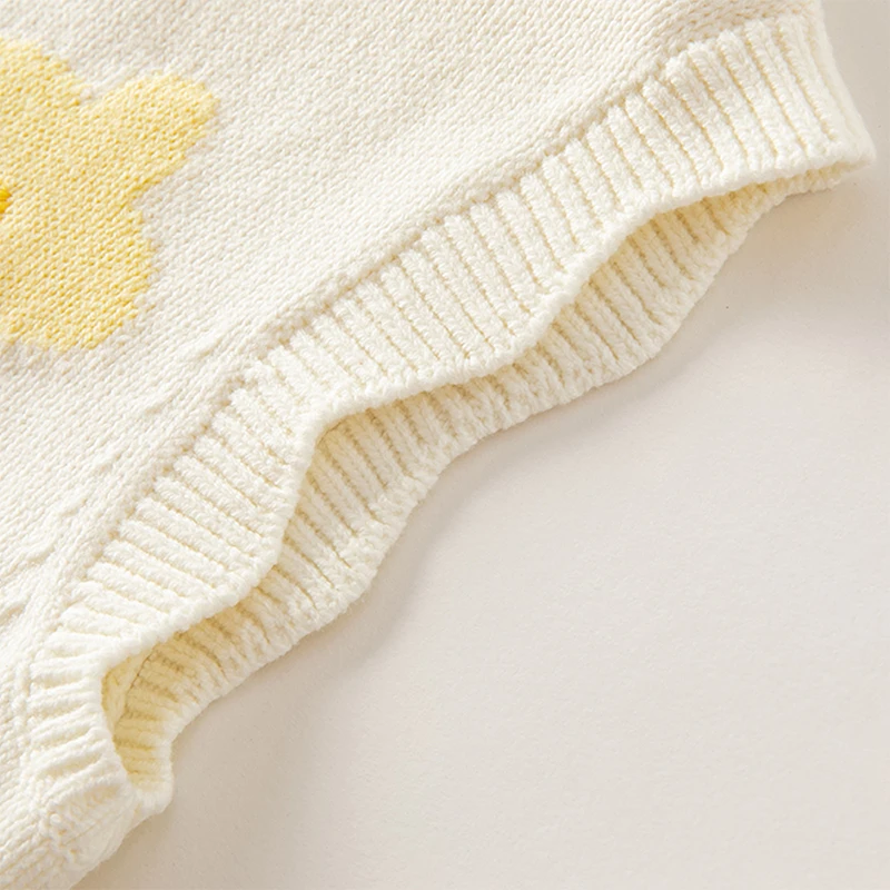Dave Bella Children Sweater Vest Clothes Autumn Girls Fashion Casual Cute Sweet Knitted Tank Top Outdoor PartyDB3235983