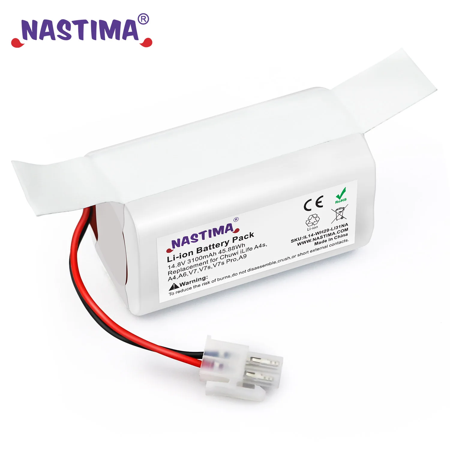 NASTIMA 14.8V 5000mAh Actualiza la Batería de Iones de Litio para