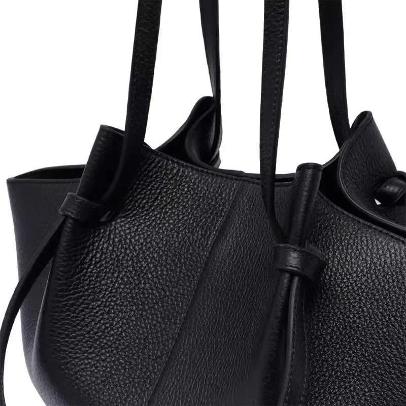London YUZEFI Large Tote Bags for Women's Luxury Handbags Leather Large Capacity Shoulder Bag Fashion Armpit Bag Female 4