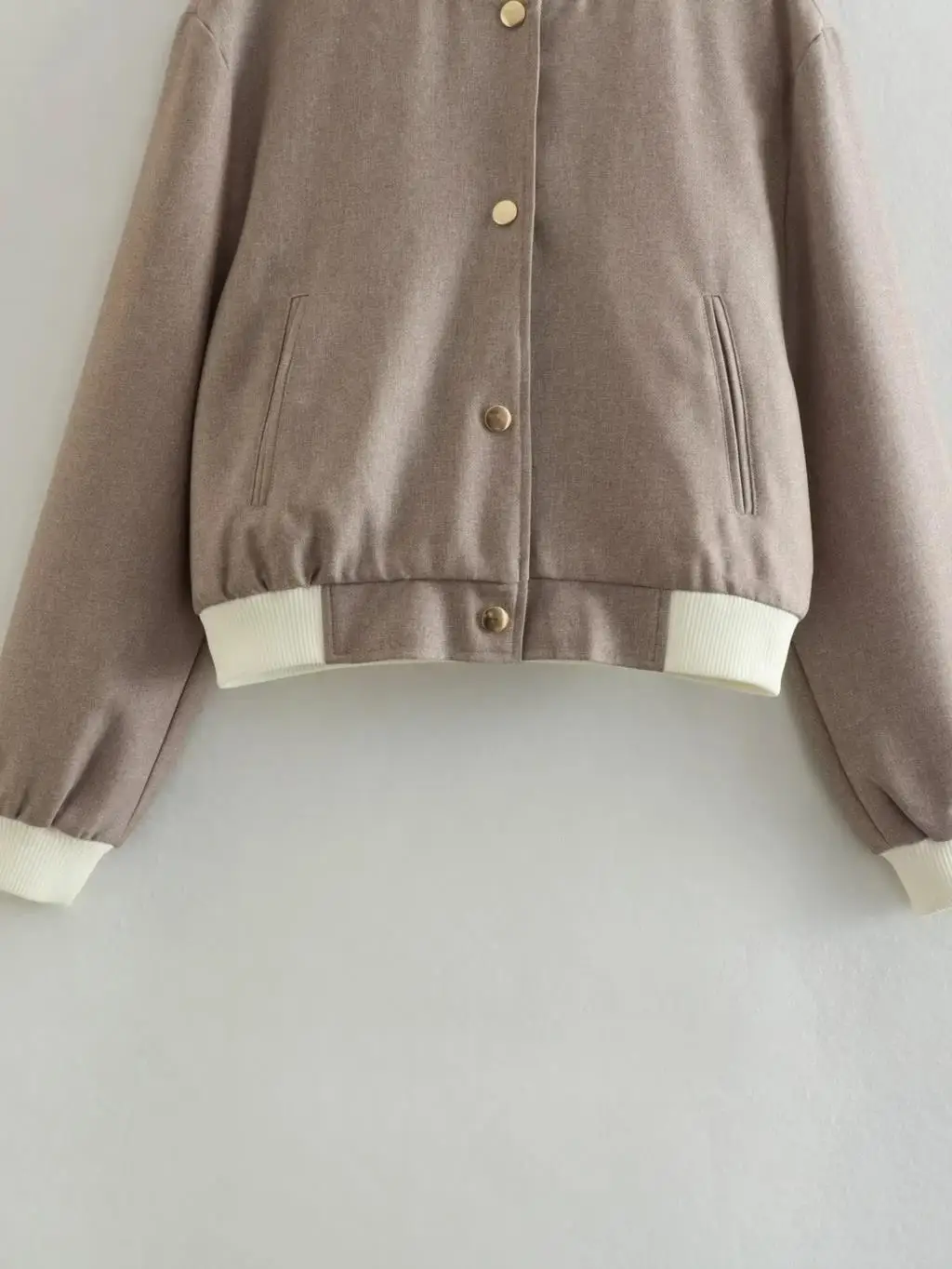 Women's Bombers Jackets Coat Khali Short Outwear Long Sleeve Vintage Vested Female Kurtki Casual Loose Korean zaaztrafins Jacket